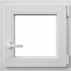 Fereastra PVC 5 camere deschidere dreapta oscilobatant alb 56 x 56 cm