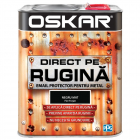 Vopsea Oskar Direct pe rugina negru mat fier forjat interior exterior 