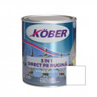 Vopsea alchidica email pentru metal Kober 3 in 1 interior exterior alb