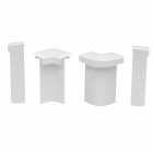 Set colturi plinta mocheta N25474 Set Prod plastic alb 2 4 2 2 bucati