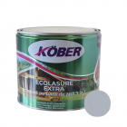 Lazura Kober Ecolasure Extra 3 in 1 pentru lemn pe baza de apa alb 2 5