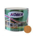Lazura Kober Ecolasure Extra 3 in 1 pentru lemn pe baza de apa teak 2 