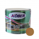 Lazura Kober Ecolasure Extra 3 in 1 pentru lemn pe baza de apa stejar 