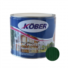 Lac protector 2 in 1 pentru lemn Kober interior exterior verde 2 5L