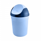 Cos de gunoi batant Inaplast plastic albastru 3l