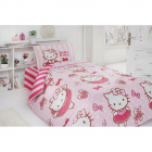 Lenjerie de pat pentru copii Hello Kitty Ballerina 1 persoana bumbac 1