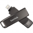 Memorie USB iXpand Flash Drive Luxe 64GB USB C Lightning Black