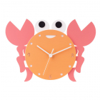 Crabul Vesel ceas de perete copii