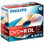 DVD R 8 5GB Double layer 8x Jewelcase PHILIPS