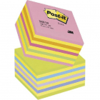 Cub notite autoadezive Post it Lollipop neon 76 x 76 mm 450 file galbe