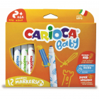 Carioca super lavabila 12 culori cutie CARIOCA Baby 2