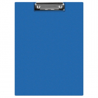 Clipboard dublu A4 plastifiat PVC Q Connect albastru
