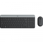 Kit Wireless MK470 Tastatura USB Layout US Graphite Mouse Optic USB Gr