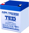 Acumulator TED AGM VRLA 12V 5 2Ah
