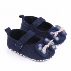 Pantofiori bleumarine cu fundita