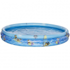 Piscina gonflabila cu 3 inele si imprimeu Paw Patrol 150x25 cm