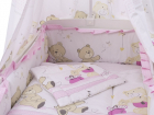 Lenjerie Teddy Play Pink 5 1 piese M1 120x60 cm