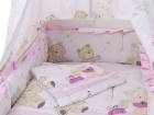 Lenjerie Teddy Play Pink 5 1 piese M1 140x70 cm