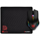 Mouse gaming si mousepad Tt eSPORTS Talon Elite RGB Black