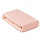 Husa saltea Jersey roz cu elastic bumbac 100 100 x 200 cm