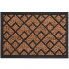 Stergator intrare cocos model geometric bej negru 40 x 60 cm