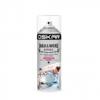 Vopsea spray Oskar chalk vintage efect cloudy white 400 ml