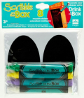 Set de creioane si autocolante pentru Cana Drink in the Box