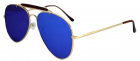 Ochelari de soare Aviator Outdoorsman Albastru Auriu