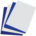 Coperti pentru indosariere Apex lucioase A4 albastre 100 coli top
