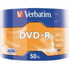 DVD R Verbatim 16x 4 7 GB 50 bucati shrink