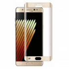 Folie protectie sticla securizata curbata Samsung Galaxy Note 7 auriu