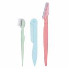 Set 3 lame trimmer Ducare pentru sprancene mustata si par facial