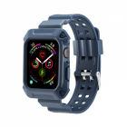 Curea cu husa 2 in 1 sport antisoc din silicon pentru Apple Watch 4 Se