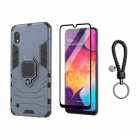 Set protectie 2 in 1 pentru Samsung Galaxy A10 cu husa hybrid antisoc 