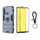 Set protectie 2 in 1 pentru Huawei P20 Lite 2019 cu husa hybrid antiso