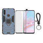 Set protectie 2 in 1 pentru Huawei Y9 Prime 2019 cu husa hybrid antiso