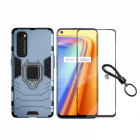 Set protectie 2 in 1 pentru Oppo Reno 4 Pro cu husa hybrid antisoc cu 