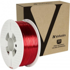 Filament pentru imprimanta 3D 55054 PETG Red Transparent 1 75 mm 1kg