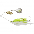 Spinnerbait Da Bush Spinnerbait 16Cm 32G Sinking Yellow White Silver