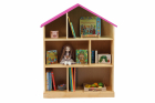 Casuta biblioteca din lemn BookHouse Bubble Gum 130 x 96 x 30 cm