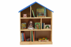 Casuta biblioteca din lemn BookHouse Ocean Blue 130 x 96 x 30 cm