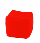 Fotoliu mic taburet cub Neon Orange pretabil si la exterior umplut cu 
