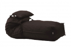 Fotoliu Pufrelax Yoga XL cu perna Dark Chocolate Gama Premium Textil u