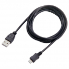 Cablu de date USB A MicroUSB 2m Black