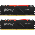 Memorie Fury Beast RGB 16GB 2x8GB DDR4 2666MHz CL16 Dual Channel Kit