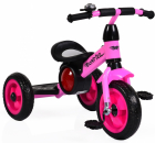 Tricicleta cu roti din cauciuc Byox Bonfire Pink