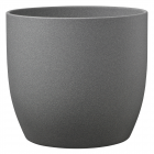 Masca ghiveci SK Basel ceramica gri stone 1 446 kg diametru 19 cm 18 c