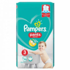 PAMPERS BABY PANTS 3 MAXI 6 11KG 54 BUCATI