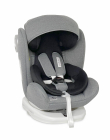 Scaun auto cu isofix 0 36 kg Lusso SPS rotativ 360 grade Grey