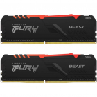 Memorie FURY Beast RGB 32GB 2x16GB DDR4 3200MHz CL16 Dual Channel Kit